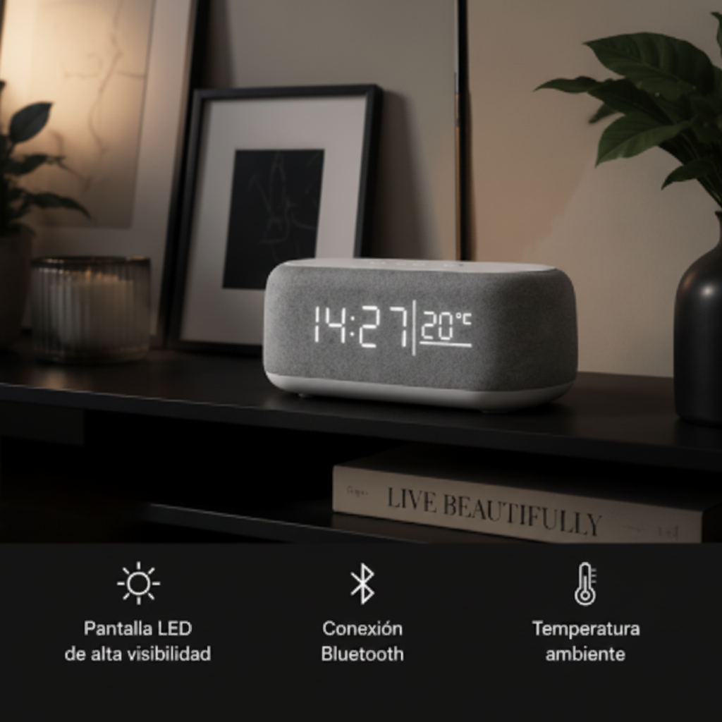 SmartClock 4 en 1: Reloj Inteligente Multifunción