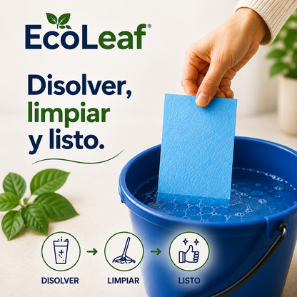 EcoLeaf: Láminas de ultradetergente concentrado ecológicas