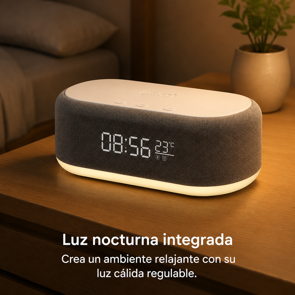 SmartClock 4 en 1 : Reloj Inteligente Multifunción